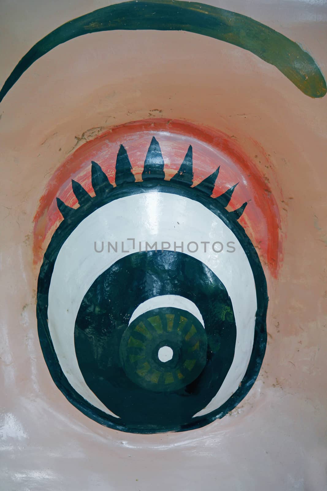 Closeup of a Clown Face