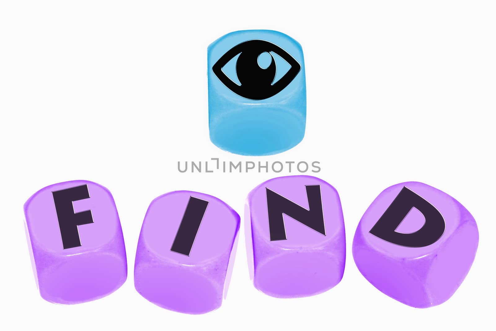 word FIND on cubes