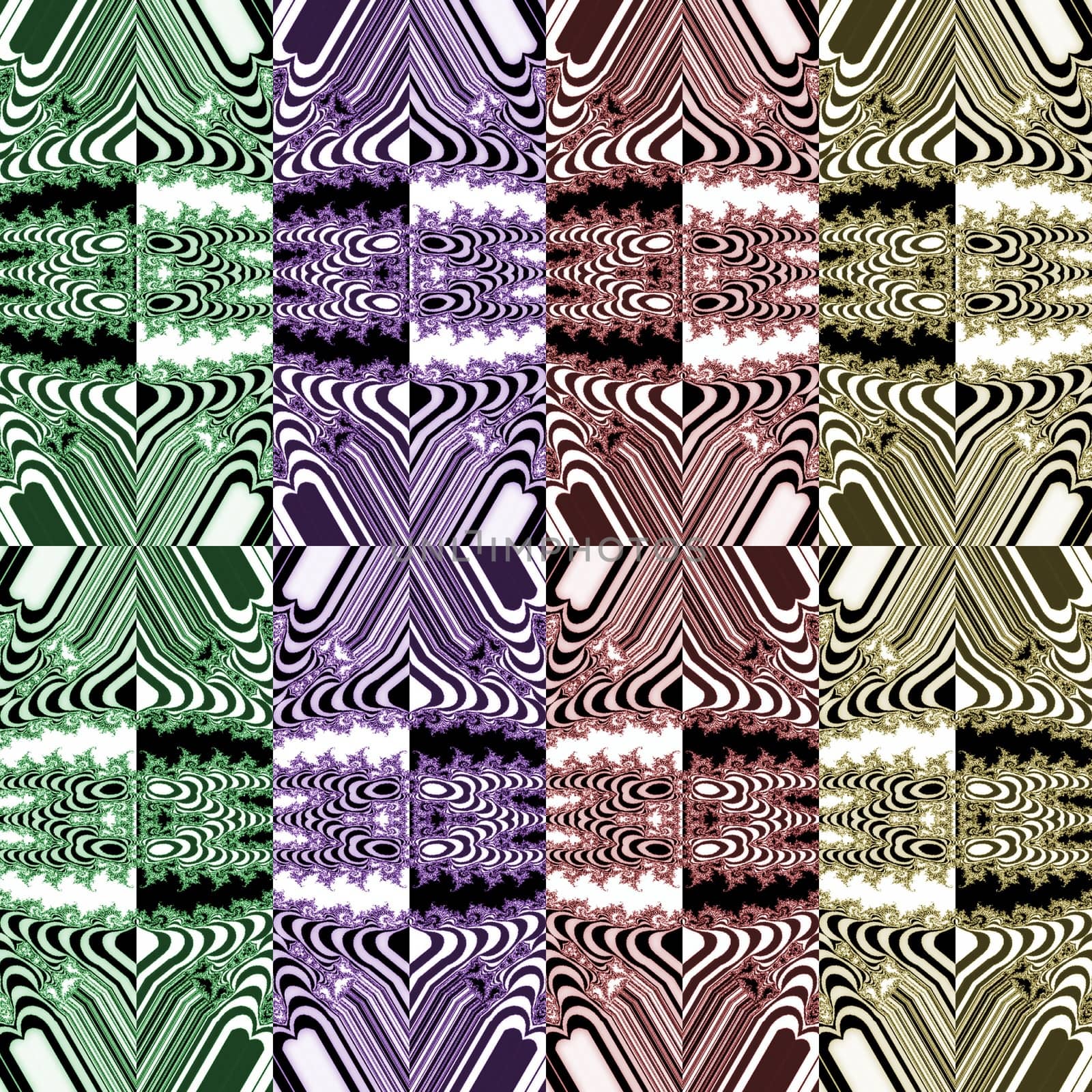 Digital computer graphic - seamless decorative ornament in a bright colors for design.