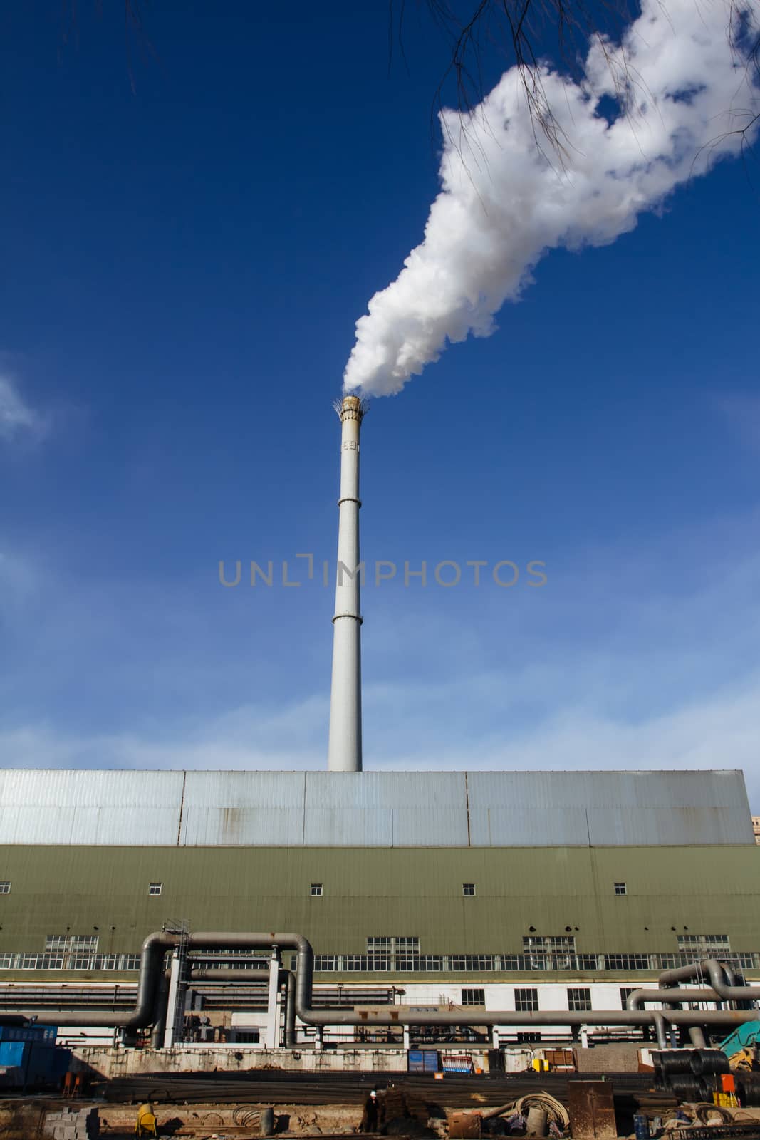 tall chimney in Beijing