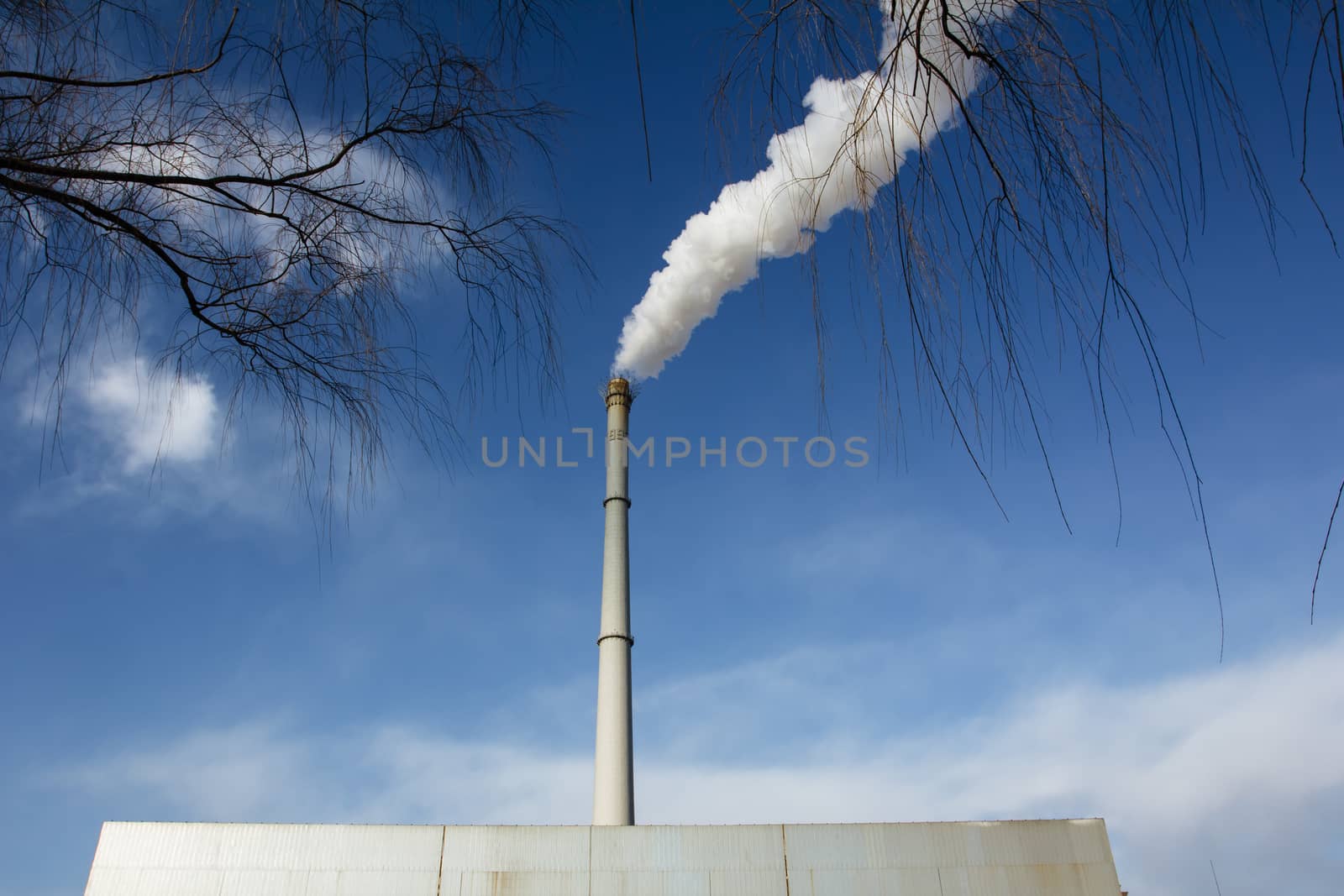 tall chimney in Beijing