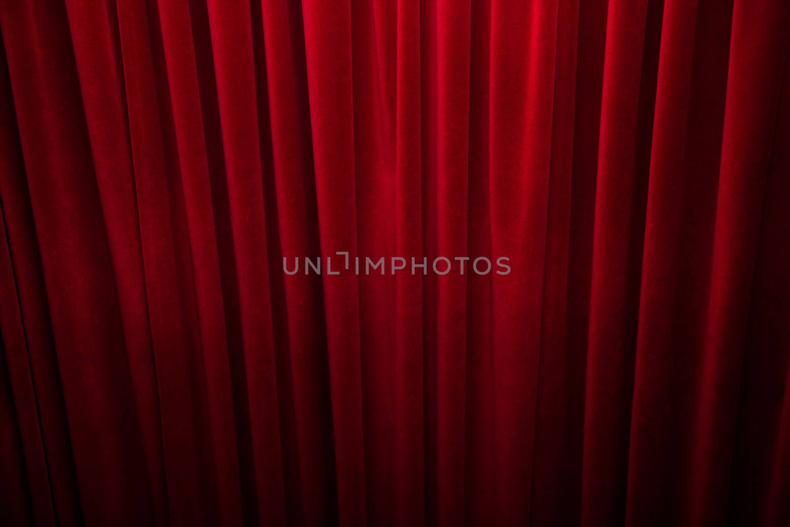 Red curtain fade to dark