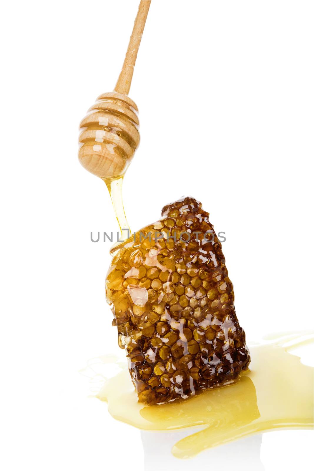 Luxurious honey background. by eskymaks
