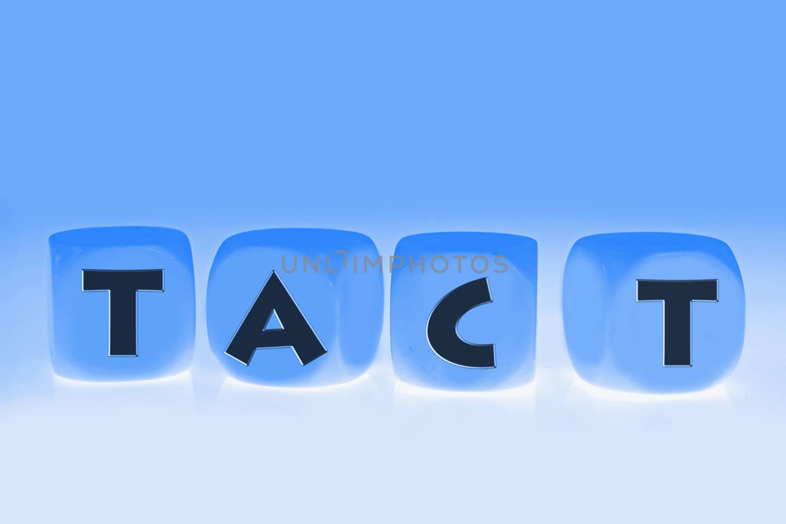 word Tact on cubes