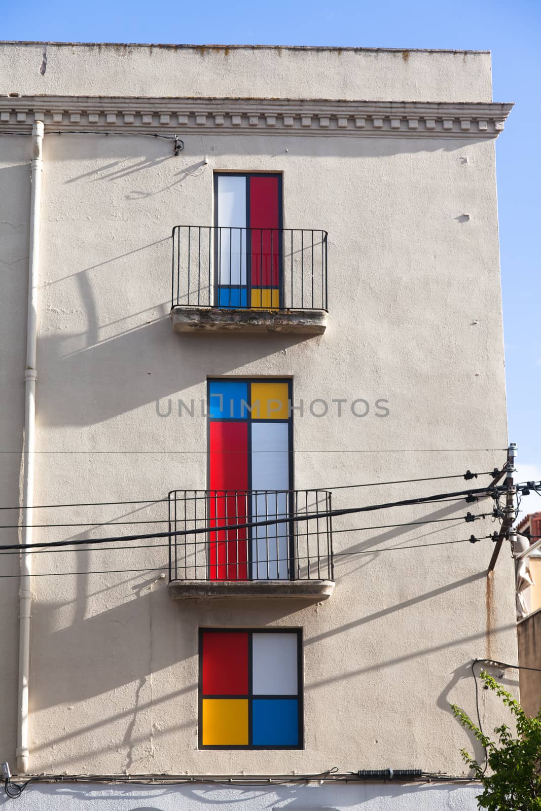 Colorful windows by Portokalis