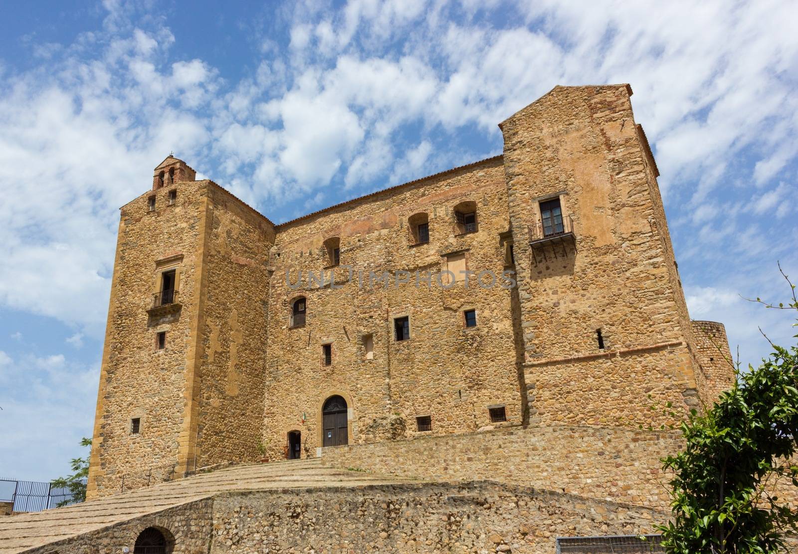 Castle of the Ventimiglia family of Castelbuono in Sicily  by goghy73