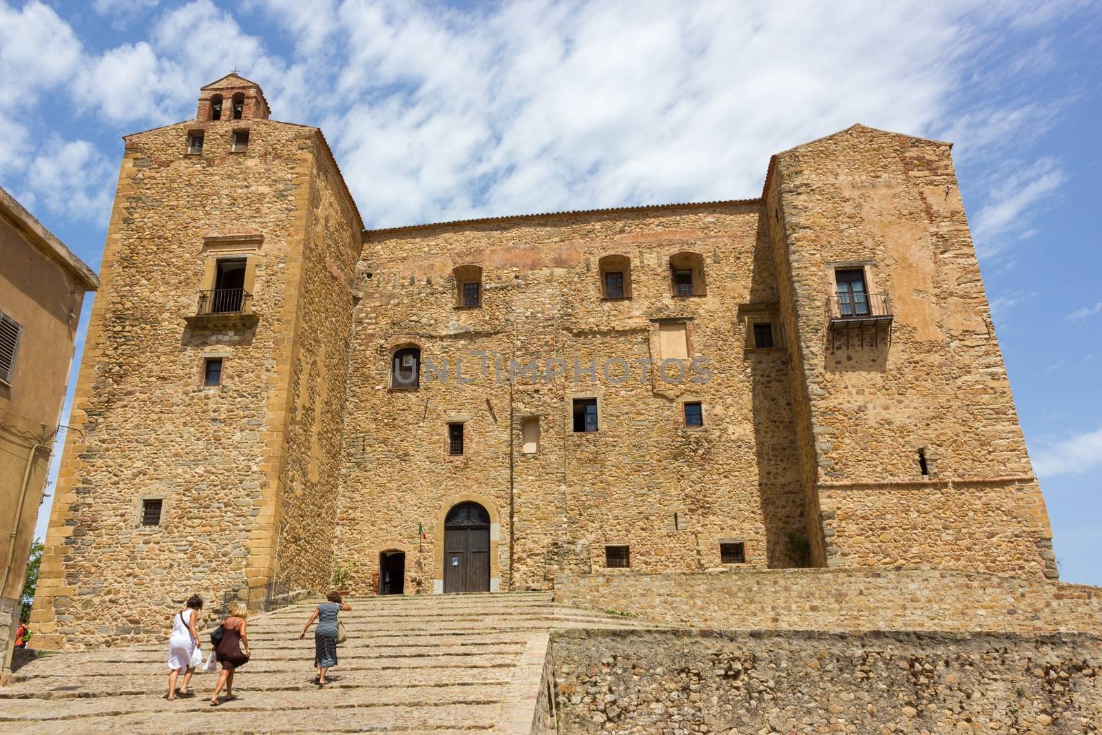 Castle of the Ventimiglia family of Castelbuono in Sicily  by goghy73