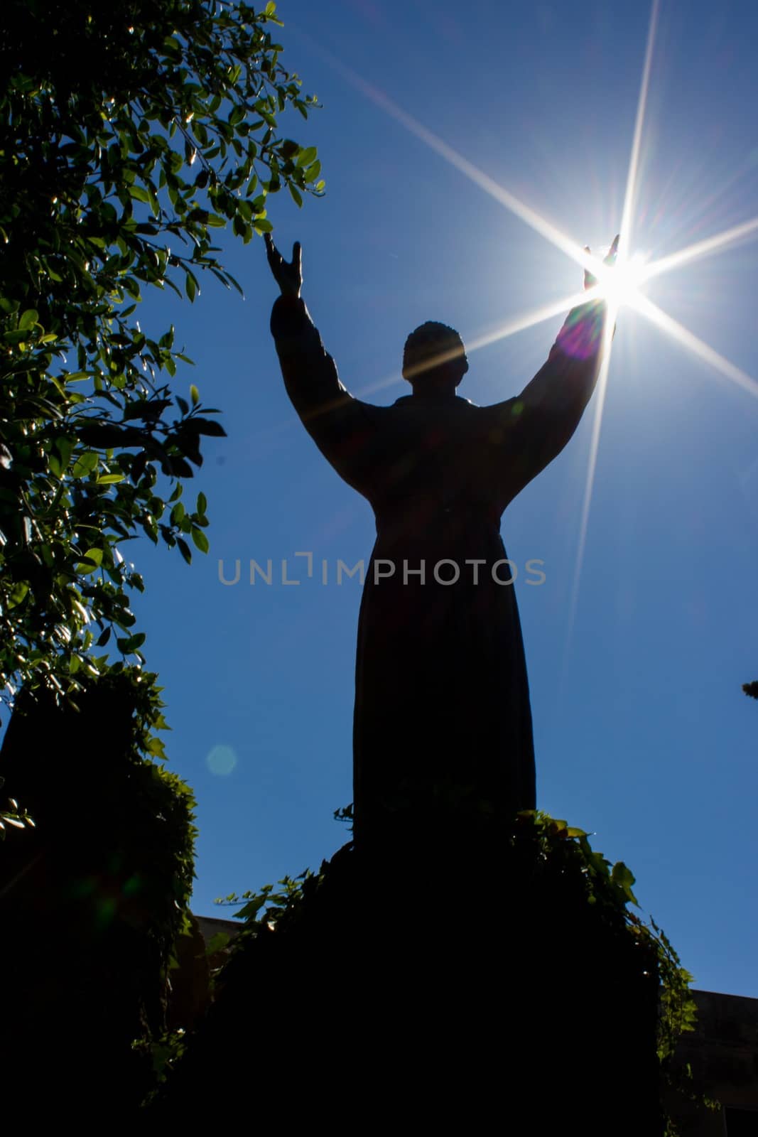 the patron saint of Italy, Francis of Assisi, who established the order of the Franciscans
