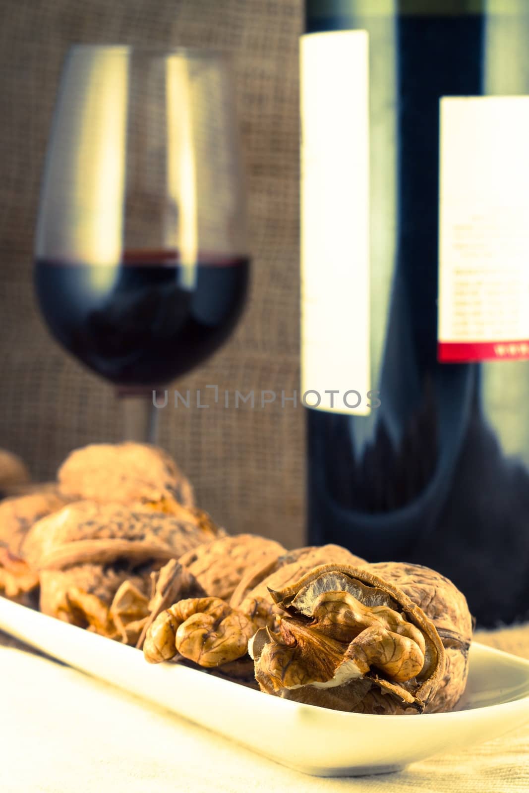 walnuts and red wine by goghy73