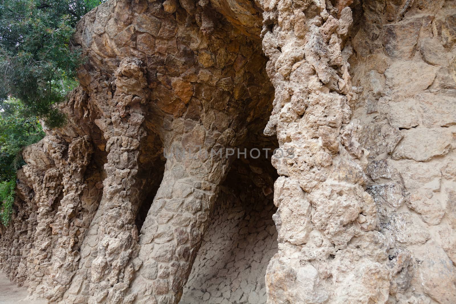 Park Guell in Barcelona - Spain