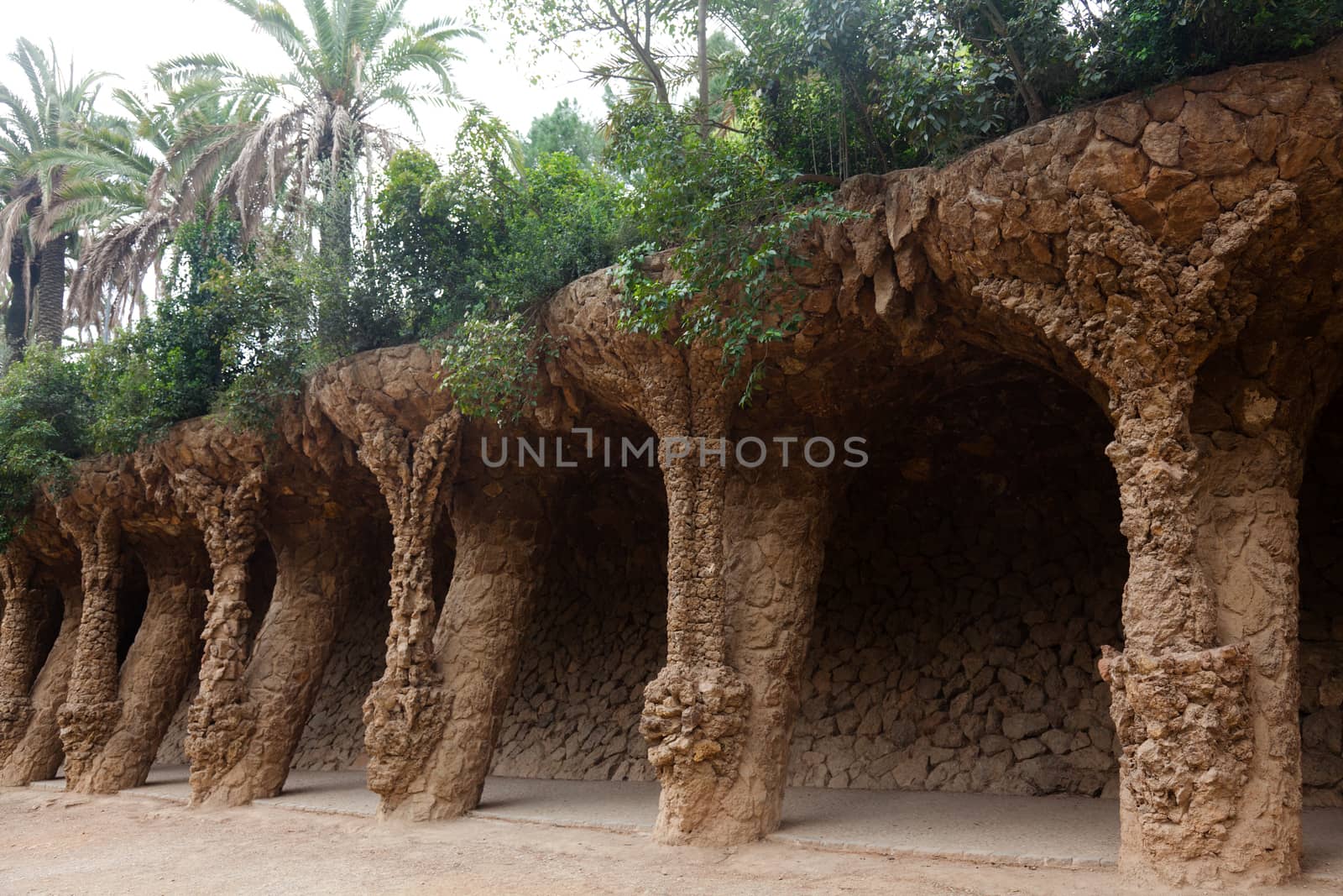 Park Guell in Barcelona - Spain