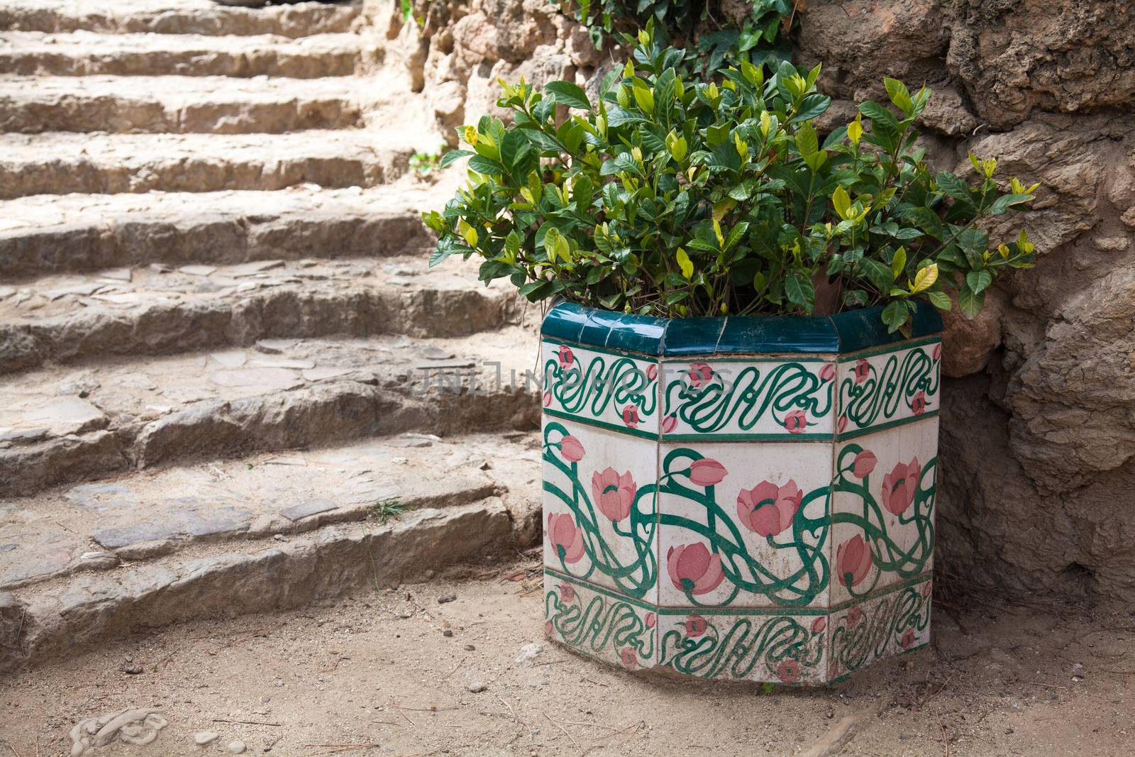 Park Guell in Barcelona - Spain