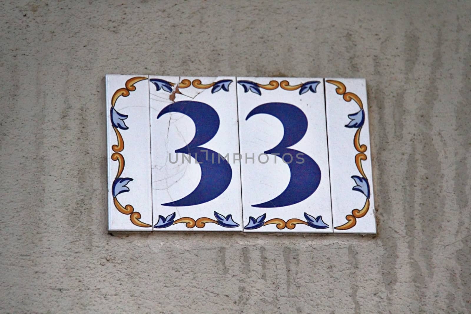 Photo of Building Identification Number made in the late Summer time in Spain, 2013