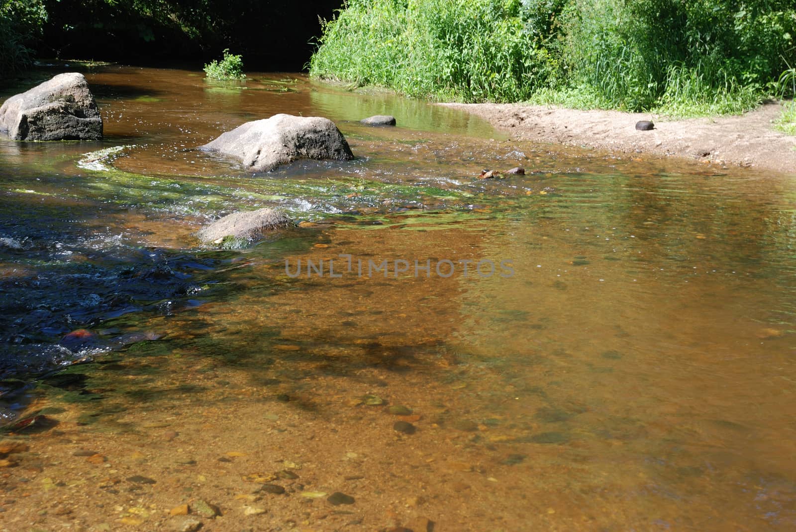 The Gouet, a river in Brittany