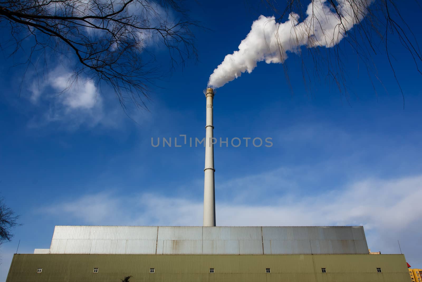 tall chimney in Beijing