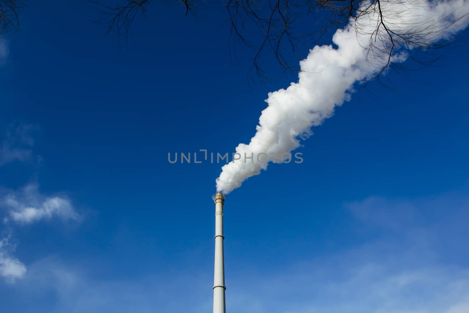tall chimney in Beijing