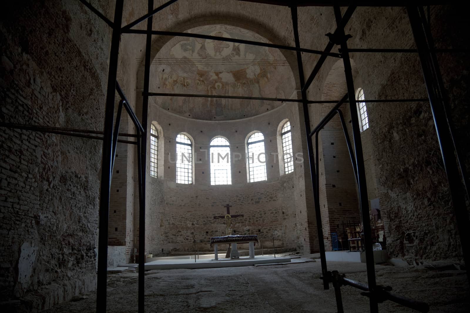 The Church of the Rotonda in Greece "Tomb of Galerius", 4th - century monuments in the city of Thessaloniki, in the region of Macedonia in northern Greece.