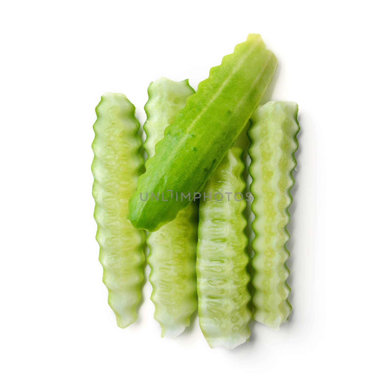 Portion cucumber