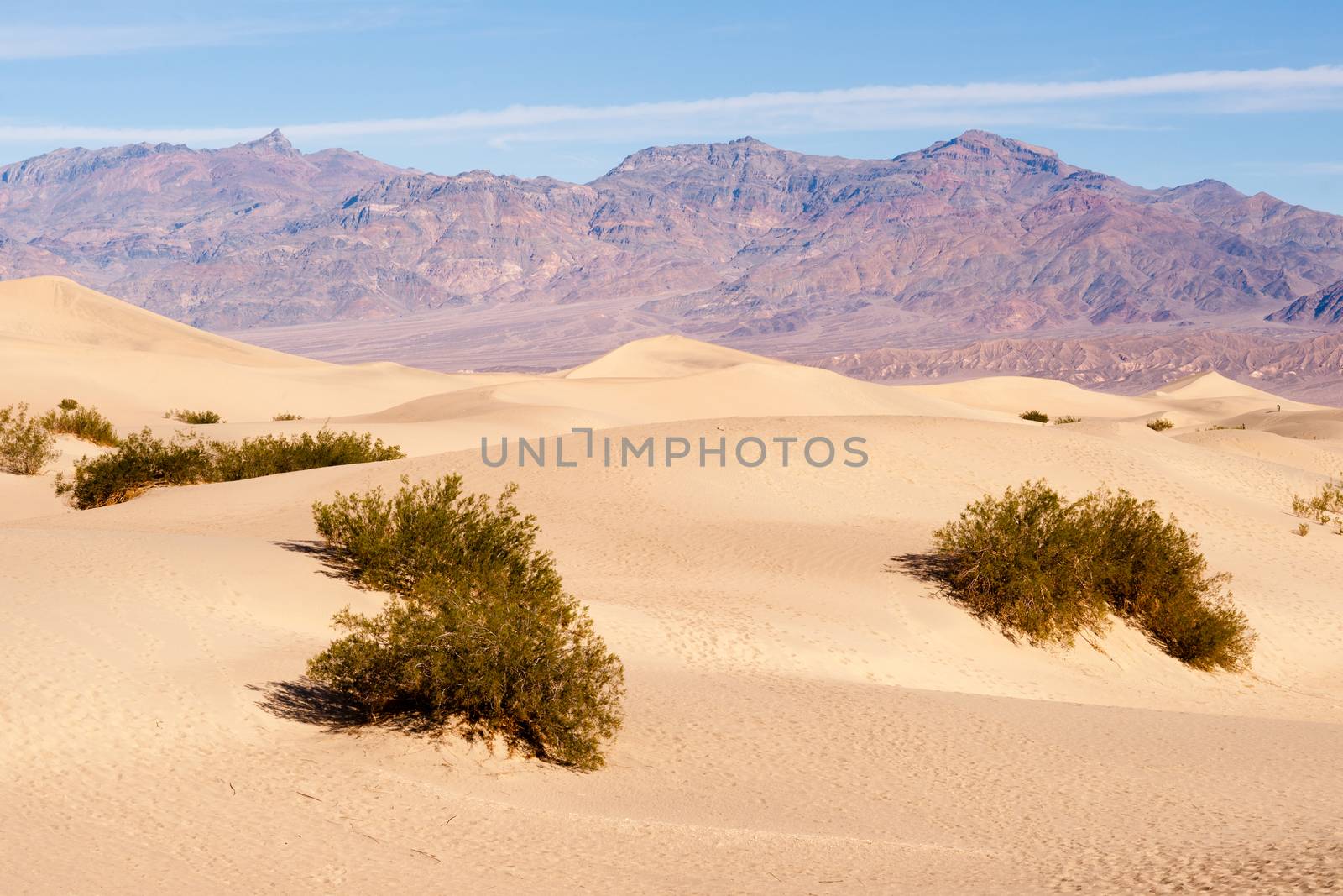 Sand Dunes Death Valley Desert Mesquite Flat Grapevine Mountains by ChrisBoswell
