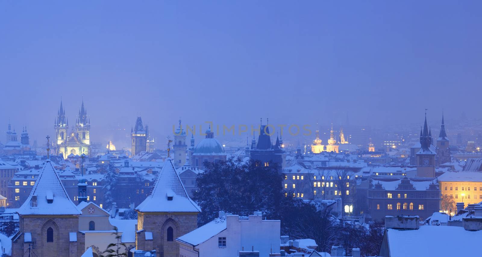 prague in winter by courtyardpix