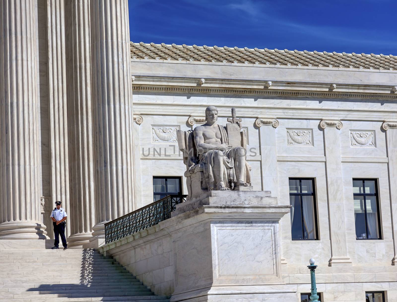 US Supreme Court Statue Capitol Hill Washington DC by bill_perry