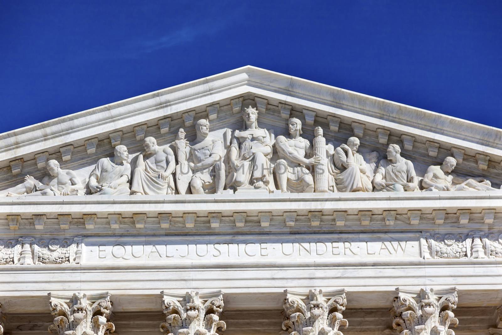 US Supreme Court Statue Capitol Hill Washington DC