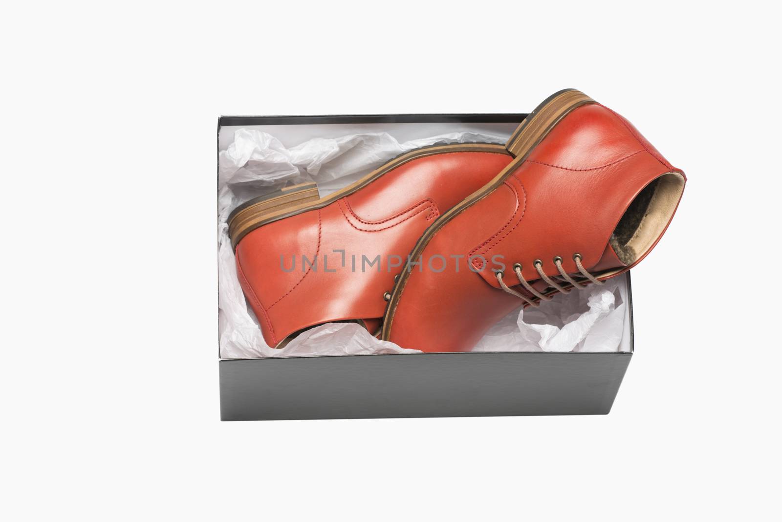 new red shoes in box by VictorO
