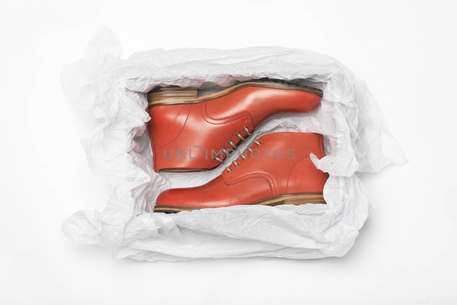 new red shoes in box by VictorO