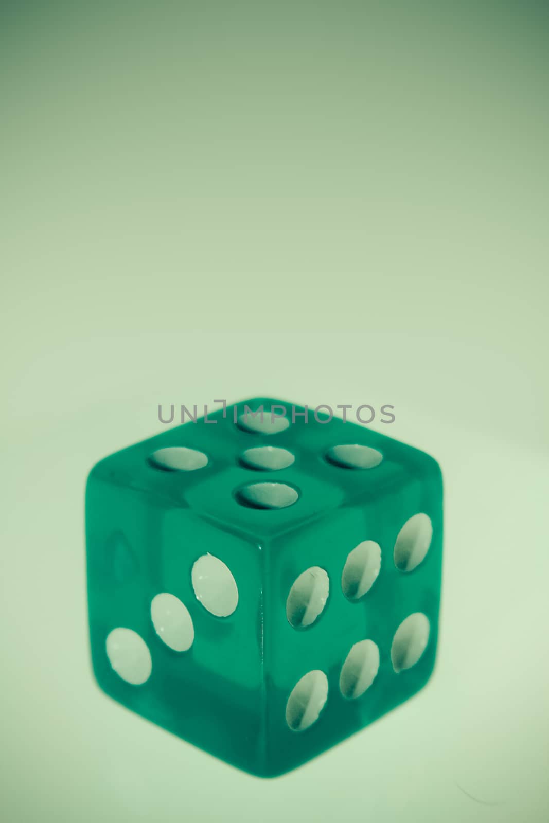 dice isolated over a white background