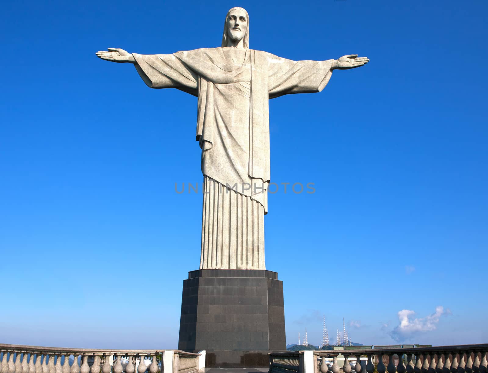 Christ the Redeemer statue corcovado rio de janeiro brazil by PIXSTILL