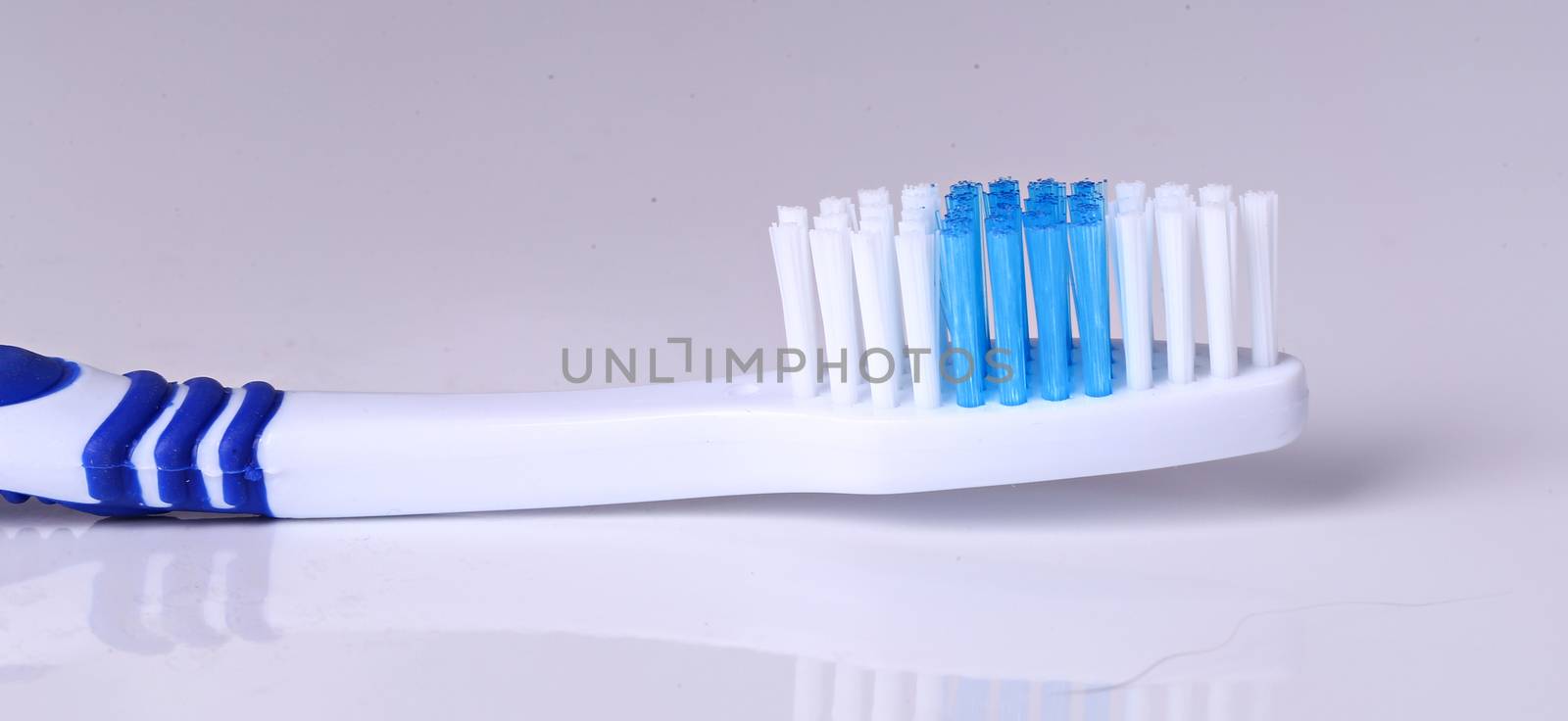 Healthcare. Toothbrush on a white background