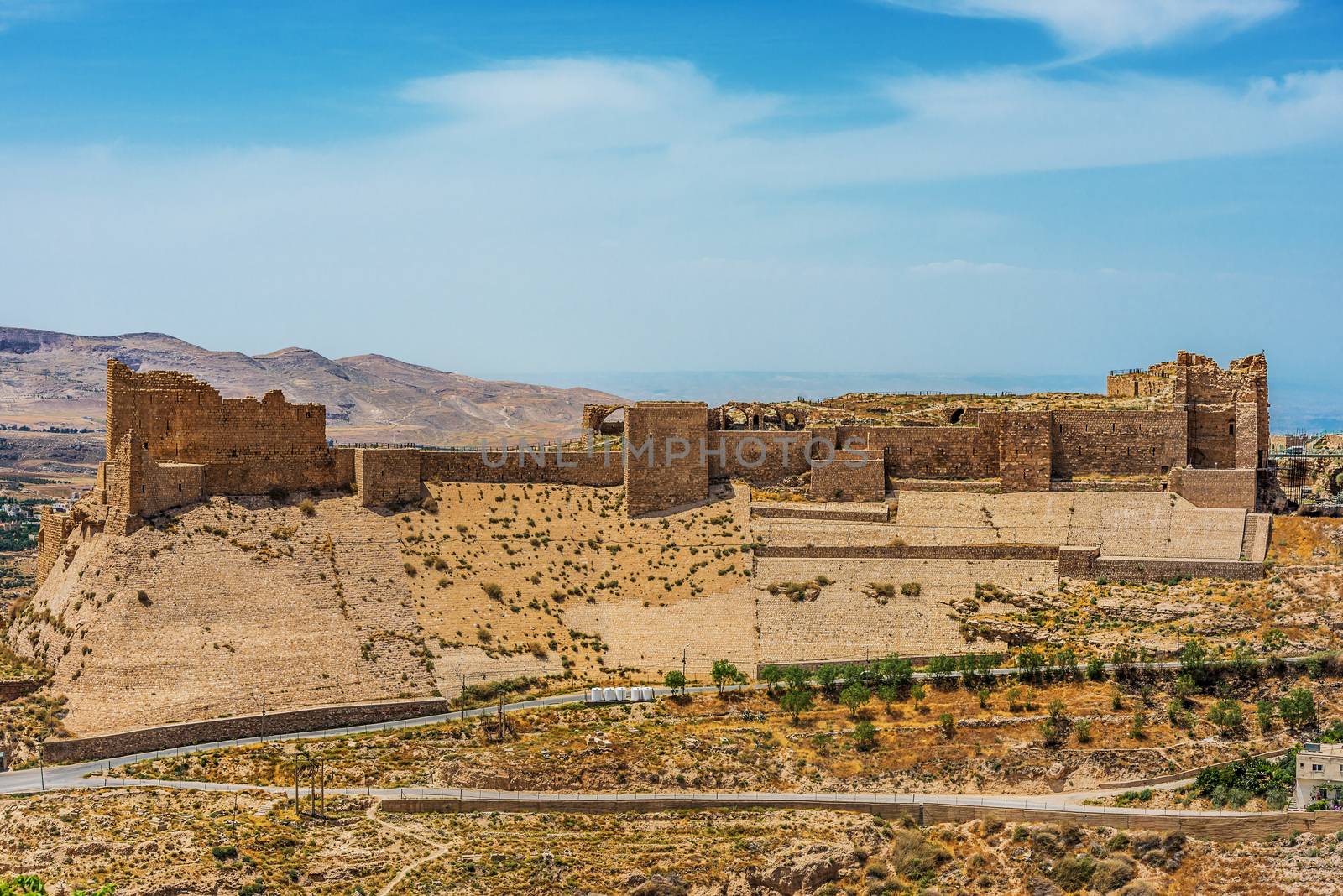 Al Karak kerak crusader castle fortress Jordan  by PIXSTILL
