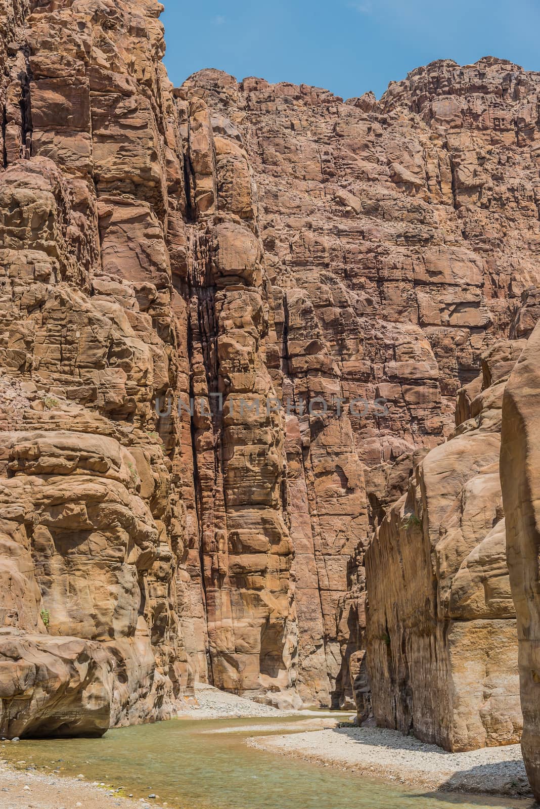 canyon wadi mujib Jordan by PIXSTILL