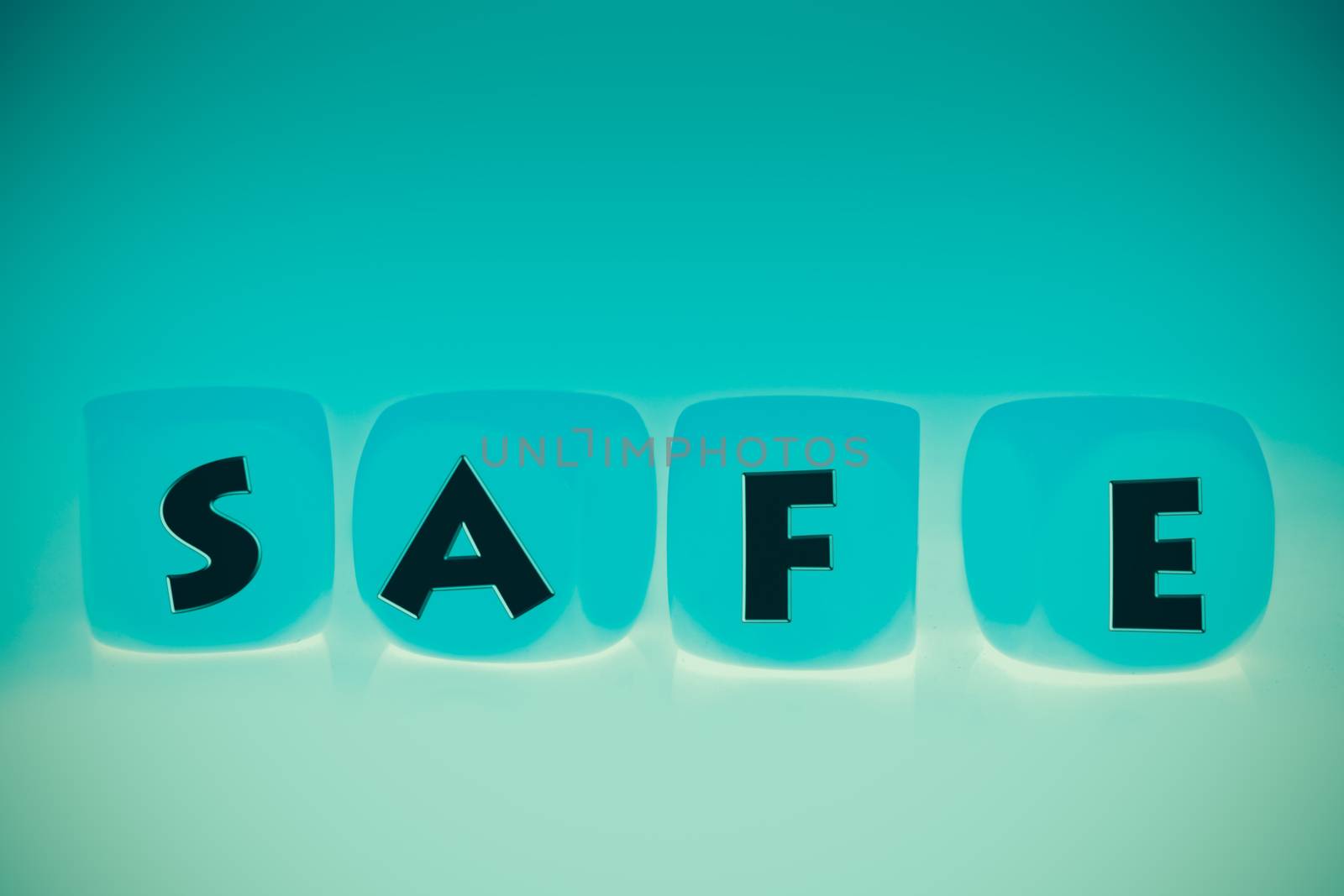 word Safe on cubes by yands