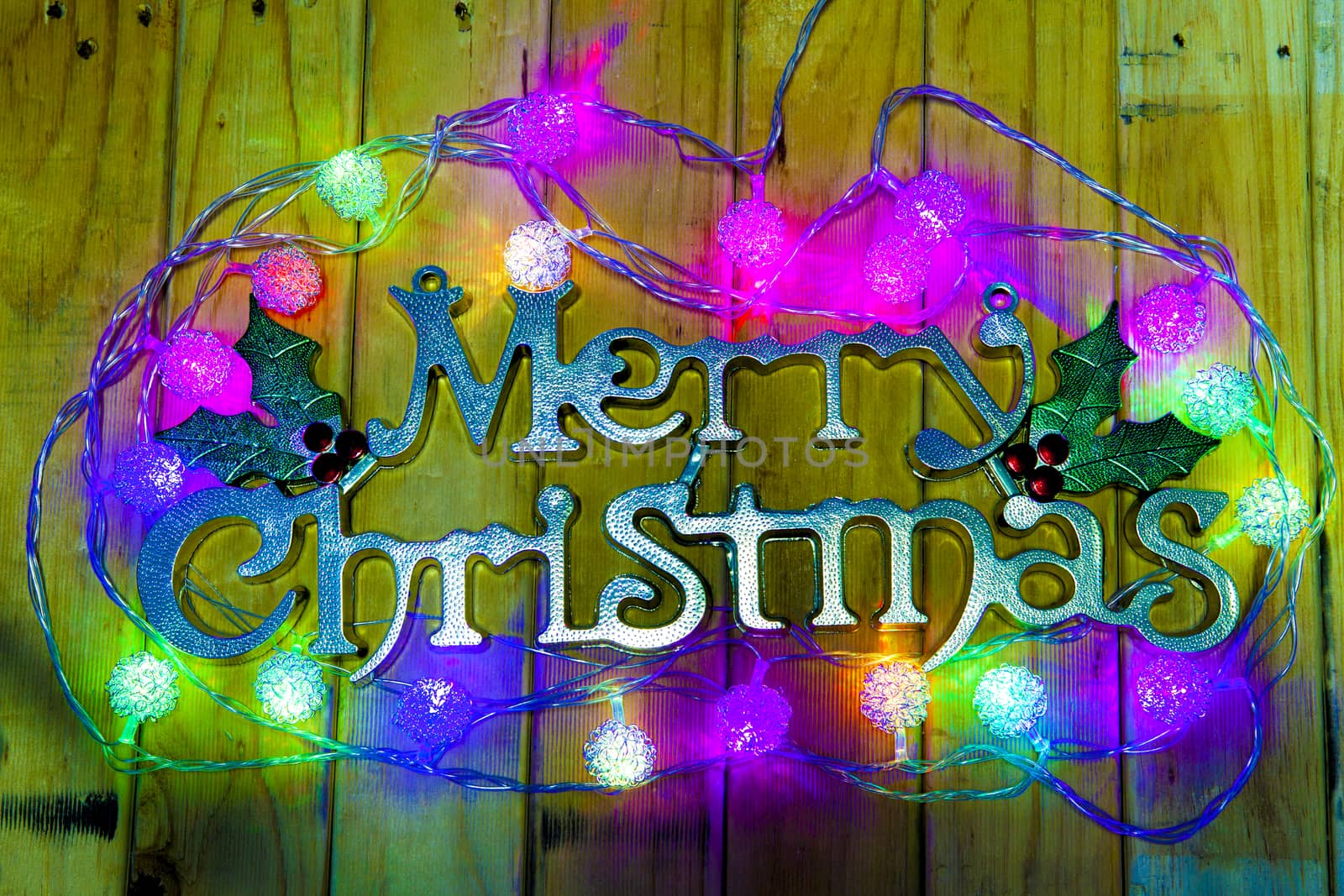Merry Christmas and lighting by Chattranusorn09