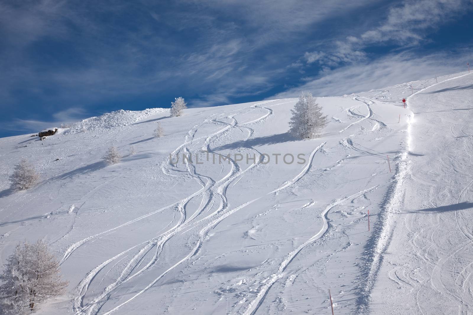 Ski Slope by Gudella