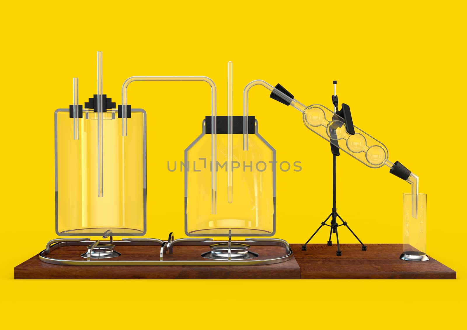 Moonshine on yellow background by xtate