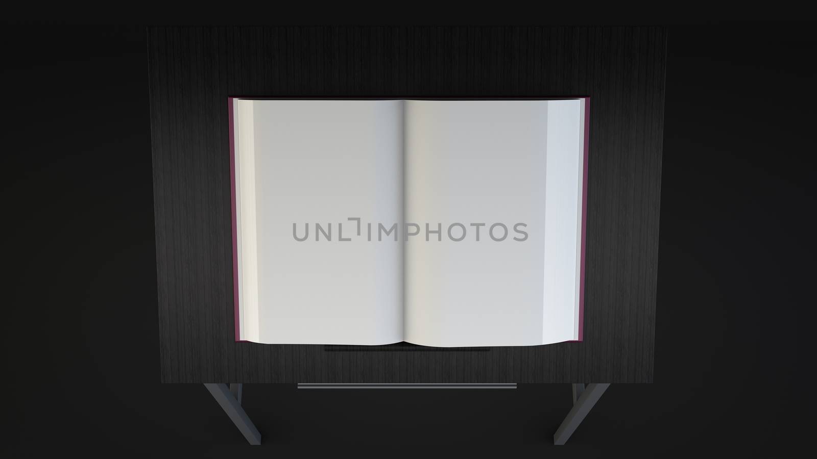 Book on table mockup by xtate