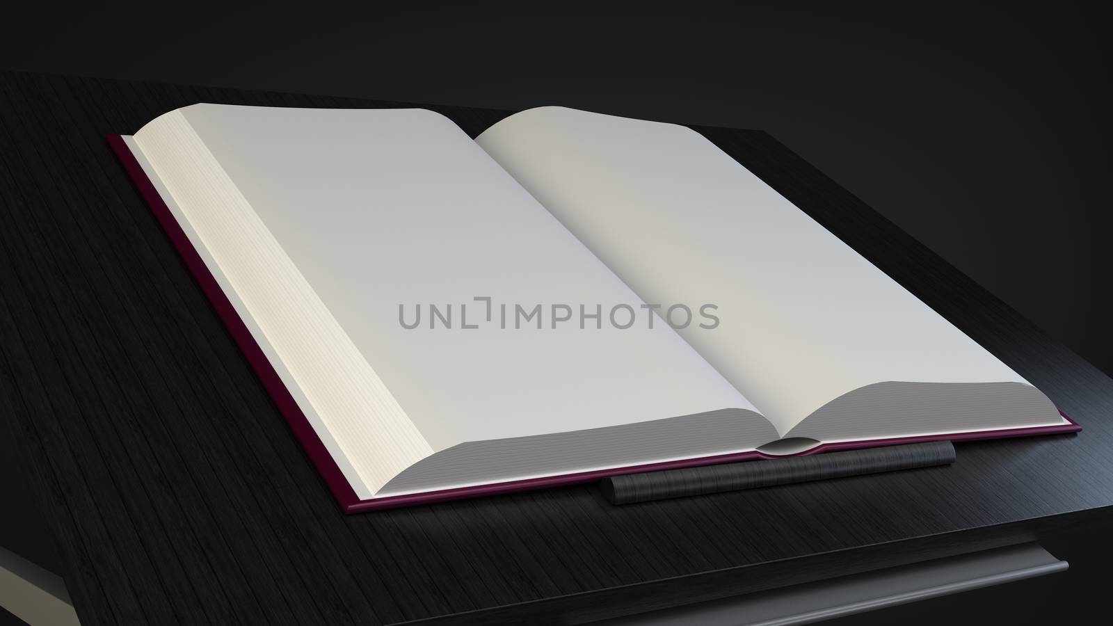 Book on table mockup by xtate