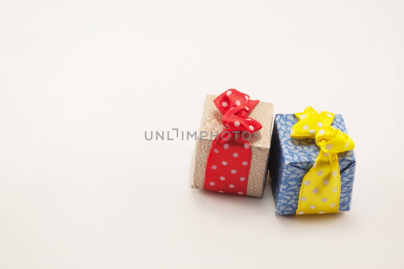 gifts in colorful package isolated on holiday