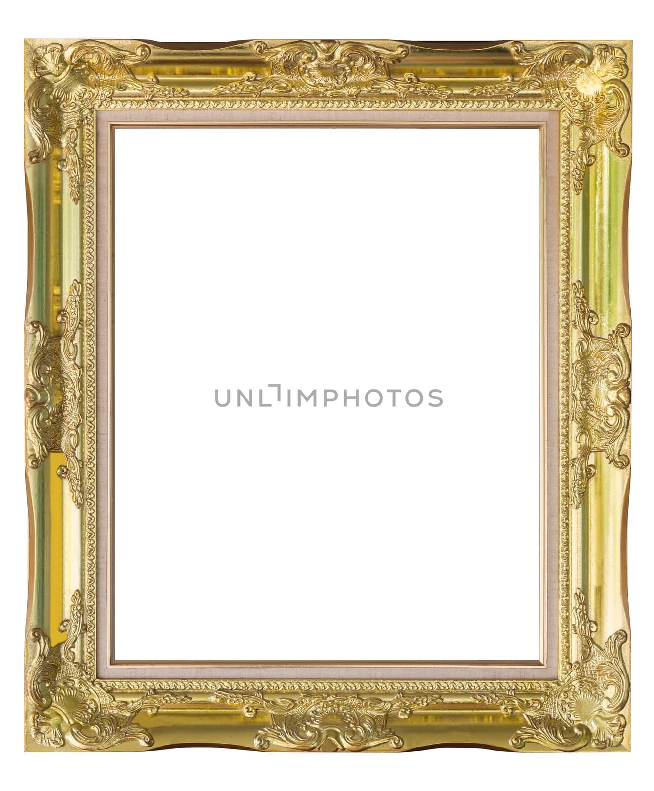 picture frame on isolated white background