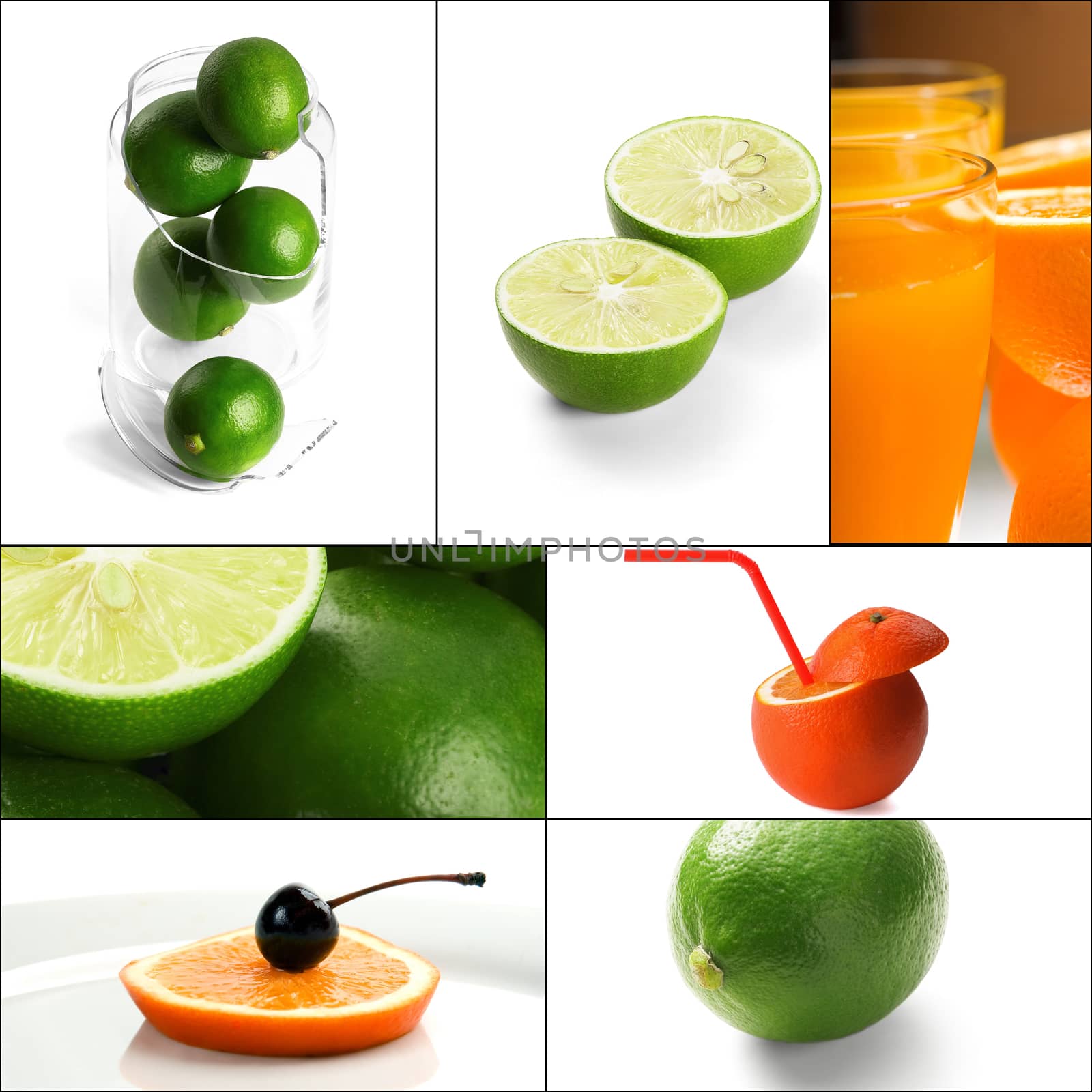 citrus fruits collage by keko64