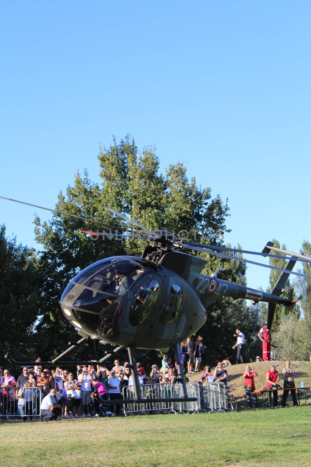 Ferrara, Italia - September 14, 2014: The photo was made at the Ballons Festival at Ferrara on september 14, 2014.