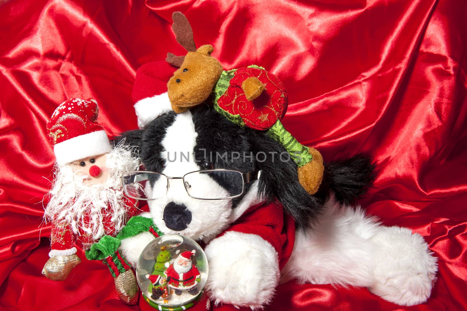 doll with hat of santa claus and gifts by carla720