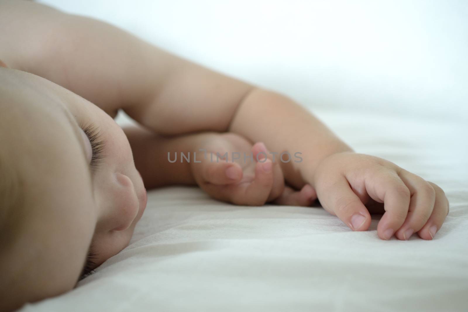 baby having a nap by ncuisinier