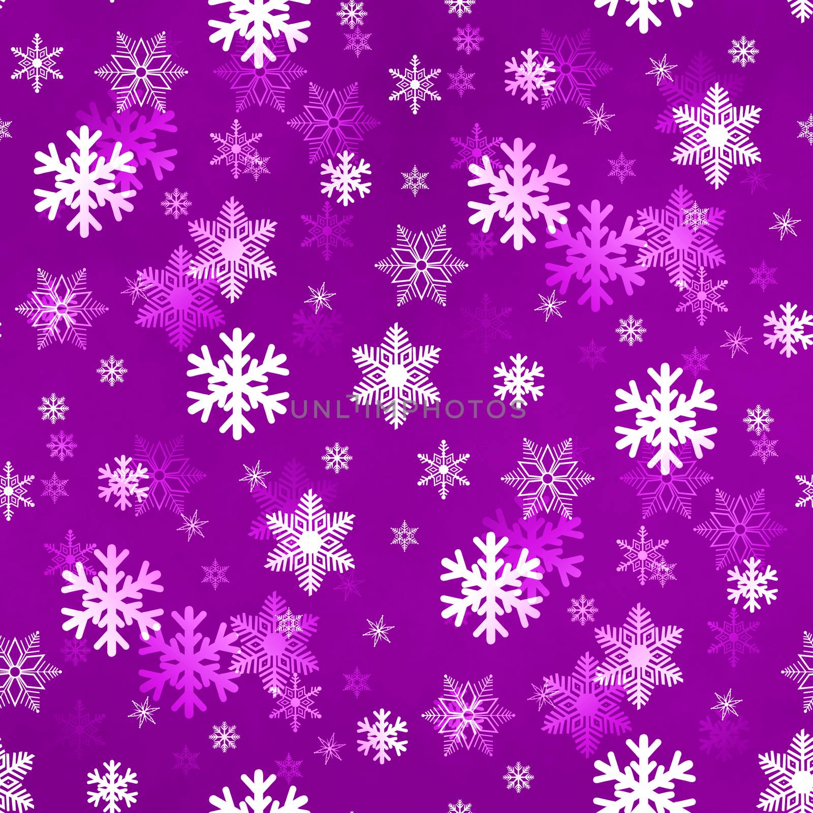 Light Lilac winter Christmas snowflakes with a seamless pattern as background image.