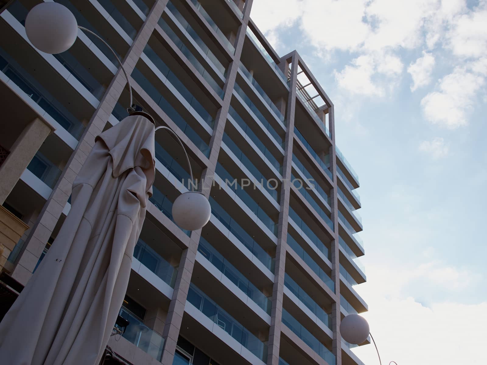 Modern design luxurious executive apartments city condominium building 