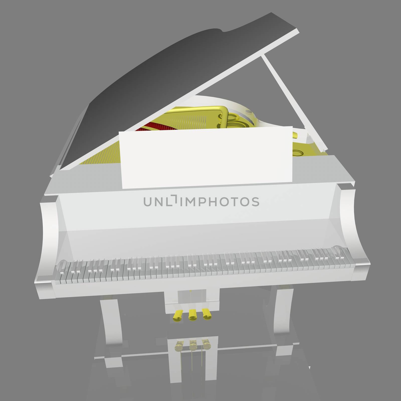 White Piano by Koufax73