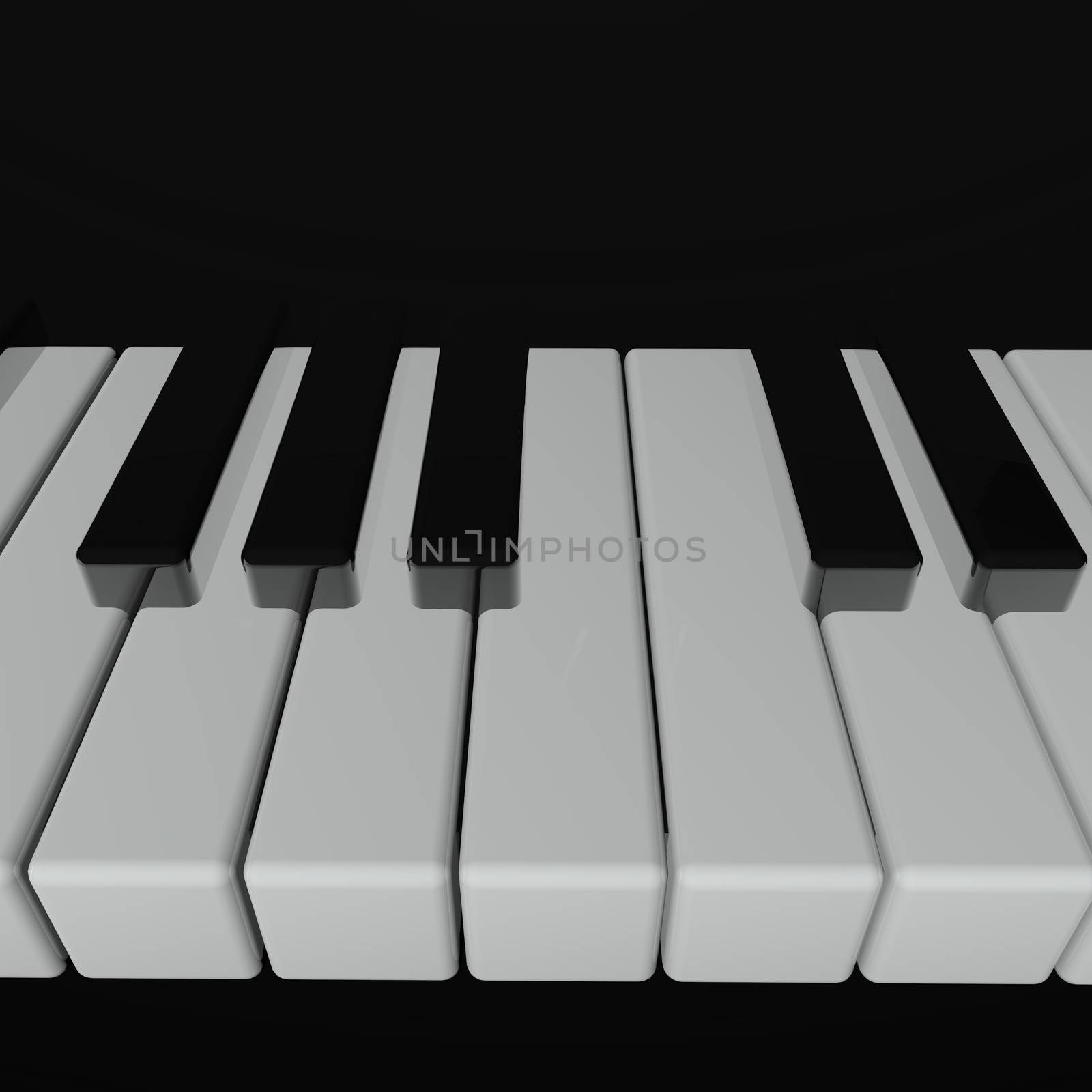 Piano keys by Koufax73