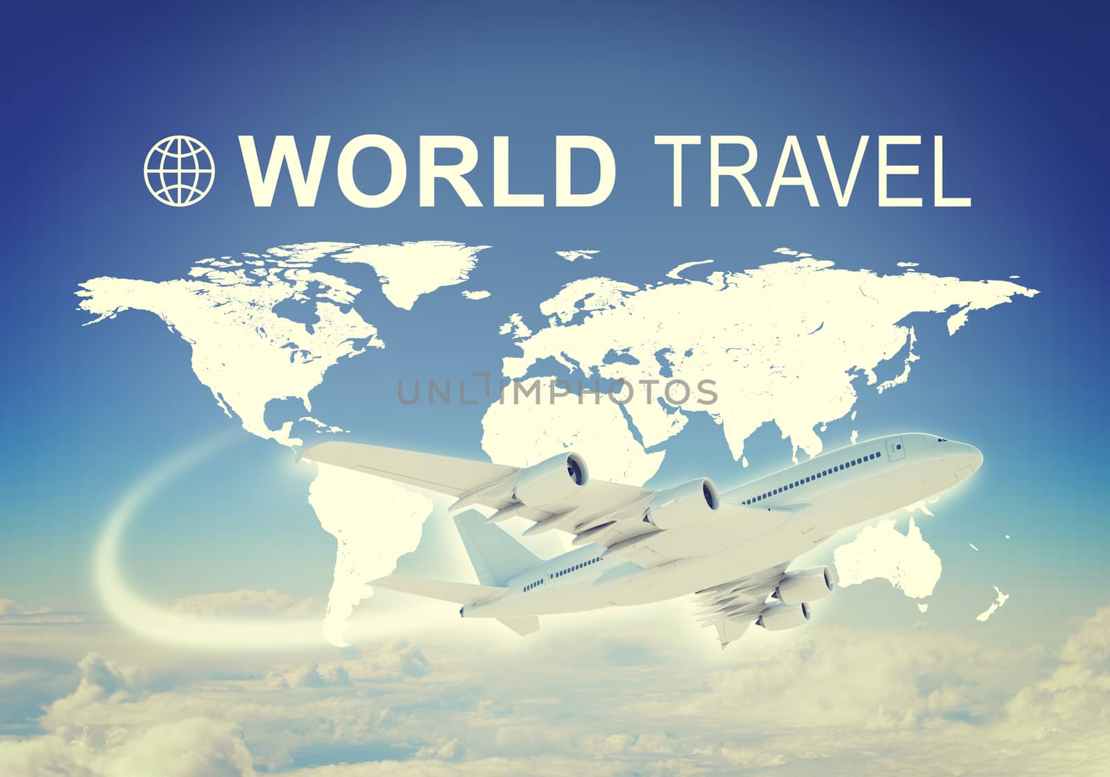 World Travel header by cherezoff